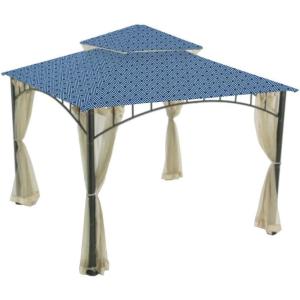 imageGarden Winds Replacement Canopy for Target Madaga Gazebo BeigeMidnight Trellis