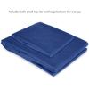 imageGarden Winds Custom Fit Replacement Canopy Top Cover Compatible with The Coleman 2000004407 2000035727 13 x 13 Two Tiered Tent Eaved Shelter  Upgraded Performance RIPLOCK 350 Fabric BeigeTrue Navy