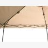 imageGarden Winds Custom Fit Replacement Canopy Top Cover Compatible with The Coleman 2000004407 2000035727 13 x 13 Two Tiered Tent Eaved Shelter  Upgraded Performance RIPLOCK 350 Fabric BeigeClassic Sand Beige