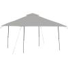 imageGarden Winds Custom Fit Replacement Canopy Top Cover Compatible with The Coleman 2000004407 2000035727 13 x 13 Two Tiered Tent Eaved Shelter  Upgraded Performance RIPLOCK 350 Fabric BeigeSlate Gray
