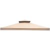 imageGarden Winds Replacement Canopy Top Cover for Aldi Gardenline Belavi 2019 Gazebo Standard 350Beige