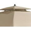 imageGarden Winds Replacement Canopy Top Cover for Broyhill Sunjoy Eagle Brooke Ashford Asheville Gazebo  350  Beige  Will FIT These Models ONLY A101007600 A101007603 A101007604Classic Brown Nutmeg