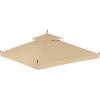 imageGarden Winds Replacement Canopy Top Cover for Hampton Bay Arrow Gazebo  Riplock 350  BeigeBeige