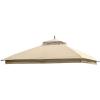 imageGarden Winds Replacement Canopy Top Cover for The GT Steel Finial Gazebo  RipLock 350Beige