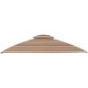 imageGarden Winds Replacement Canopy Top Cover for Westbrook Gazebo Gazebo  350  BeigeStripe Canyon