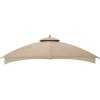 imageGarden Winds Replacement Canopy for Allen Roth 10x12 Gazebo Model GF12S004B  Performance 350 Fabric  BeigeBeige