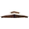 imageGarden Winds Replacement Canopy for Planter Box Gazebo  Riplock 350Classic Sand Beige