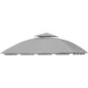 imageGarden Winds Replacement Canopy for South Hampton Gazebo  Riplock 350  BeigeSlate Gray