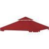 imageGarden Winds Replacement Canopy for The Cottleville Gazebo  Riplock 350  BeigeCinnabar