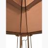 imageGarden Winds Replacement Canopy for The Cottleville Gazebo  Riplock 350  BeigeClassic Brown Nutmeg