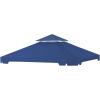 imageGarden Winds Replacement Canopy for The Cottleville Gazebo  Riplock 350  BeigeTrue Navy