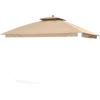 imageGarden Winds Replacement Canopy for The Shadow Creek Gazebo  Riplock 350  Beige  Will ONLY FIT Model LGZ1140PST Please Read Product Advice Before PurchasingBeige