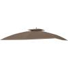 imageGarden Winds Replacement Canopy for The Sonoma Riviera Gazebo  Riplock 350  BeigeNutmeg