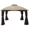 imageDome 10 x 12 Gazebo Replacement Canopy Top Cover RipLock 500
