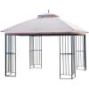 imageGarden Winds Replacement Canopy Top Cover for The GT Steel Finial Gazebo  RipLock 350Classic Sand Beige