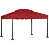 imageGarden Winds Replacement Canopy for 10x12 Garden House Gazebo  Riplock 350  Model 5LGZ2011502BNN Will NOT FIT Any Other ModelCinnabar