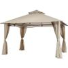 imageGarden Winds Replacement Canopy for 5LGZ6526V5 Waterford Gazebo  Version 5Beige New Improved