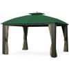 imageGarden Winds Replacement Canopy for The Sonoma Riviera Gazebo  Riplock 350  BeigeGreen