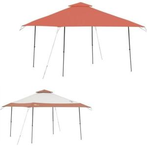 imageGarden Winds Custom Fit Replacement Canopy Top Cover Compatible with The Coleman 2000004407 2000035727 13 x 13 Two Tiered Tent Eaved Shelter  Upgraded Performance RIPLOCK 350 Fabric BeigeTerra Cotta