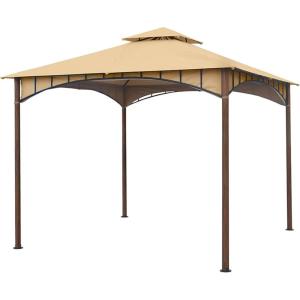 imageGarden Winds Replacement Canopy Top Cover Compatible with The Laurel Canyon GAZ9702 Gazebo  Riplock 350Classic Sand Beige