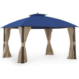 imageGarden Winds Replacement Canopy Top Cover for Broyhill Sunjoy Eagle Brooke Ashford Asheville Gazebo  350  Beige  Will FIT These Models ONLY A101007600 A101007603 A101007604True Navy