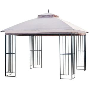 imageGarden Winds Replacement Canopy Top Cover for The GT Steel Finial Gazebo  RipLock 350Beige