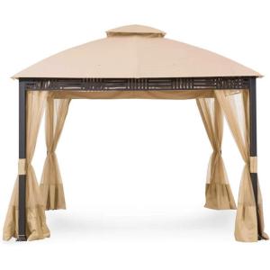 imageGarden Winds Replacement Canopy Top Cover for Westbrook Gazebo Gazebo  350  BeigeClassic Sand Beige