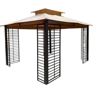 imageGarden Winds Replacement Canopy for Planter Box Gazebo  Riplock 350Classic Sand Beige
