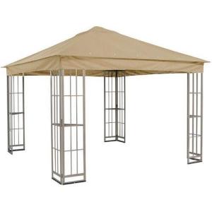 imageGarden Winds Replacement Canopy for The Garden Treasures SJ109DN Gazebo  Standard 350  BeigeBeige