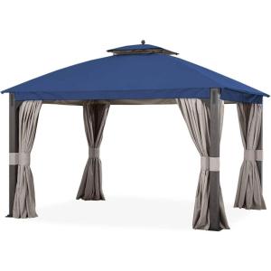 imageGarden Winds Replacement Canopy for The Shadow Creek Gazebo  Riplock 350  Beige  Will ONLY FIT Model LGZ1140PST Please Read Product Advice Before PurchasingTrue Navy
