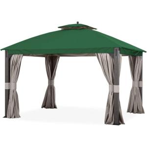 imageGarden Winds Replacement Canopy for The Shadow Creek Gazebo  Riplock 350  Beige  Will ONLY FIT Model LGZ1140PST Please Read Product Advice Before PurchasingGreen