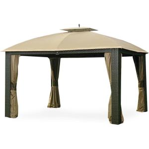imageGarden Winds Replacement Canopy for The Sonoma Riviera Gazebo  Riplock 350  BeigeBeige