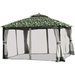 imageGarden Winds Replacement Canopy for The Windsor Gazebo  Standard 350  Beige  for Models LGZ717PSTC A111001701 810213583 Will NOT FIT Any Other Model  Read Before BuyingPalm