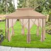 imageGarden Winds Replacement Canopy Top Cover Compatible with The Seagrove Gazebo  Riplock 350Beige