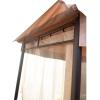 imageGarden Winds Replacement Canopy Top Cover Compatible with The Seagrove Gazebo  Riplock 350Classic Sand Beige