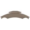 imageGarden Winds Replacement Canopy for The Manhattan Oval Gazebo  Riplock 350  BeigeNutmeg