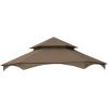 imageGarden Winds Replacement Canopy for The Southbay Hexagon Gazebo  Riplock 350  BeigeNutmeg