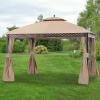 imageGarden Winds Replacement Canopy for The Pinehurst Dome Gazebo  Standard 350  Beige  Will NOT FIT Oakmont GazeboBeige